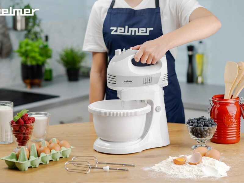 MIKSER RĘCZNY ZELMER LEKKI ROBOT KUCHENNY Z MISĄ 2,5L 4 KOŃCÓWKI TURBO 700W